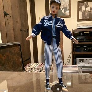 New York Yankee Barbie doll Mattel